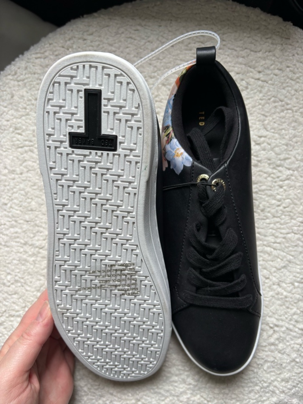 100% Authentic Ted Baker Alison Sneakers / Size 8.5/39 - Picture 11 of 13